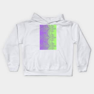 Pattern violet green Kids Hoodie